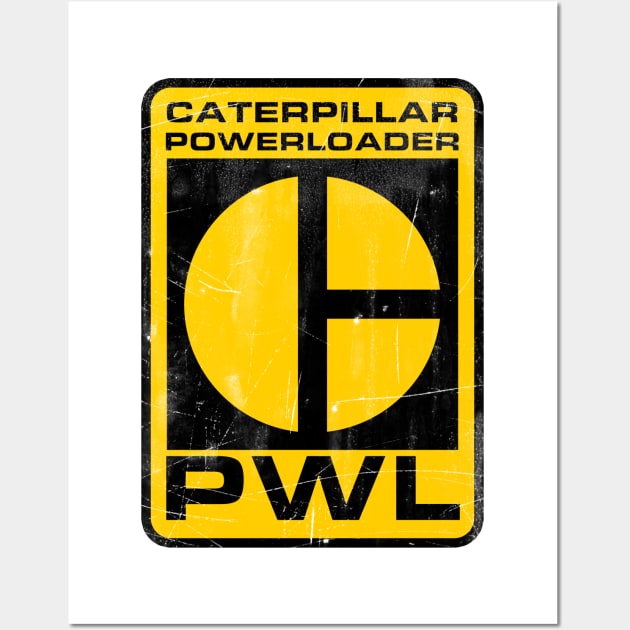 Caterpillar Powerloader Wall Art by synaptyx